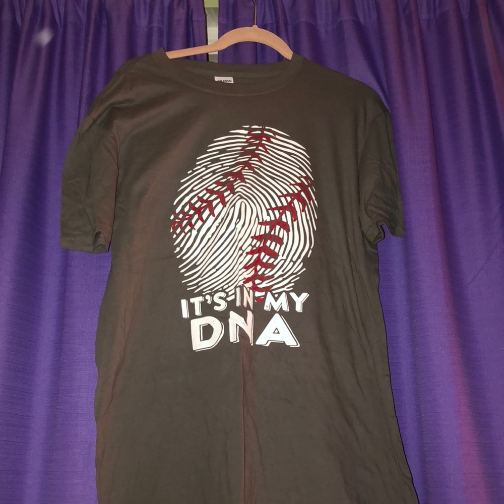 Baseball theme tee